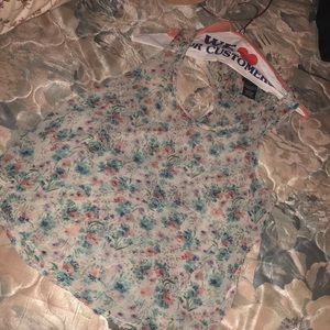 floral tank top